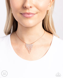 Chandelier Cadenza - Copper Choker Necklace