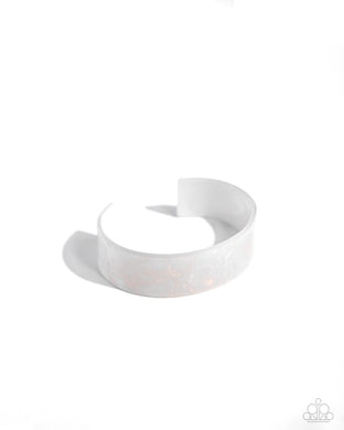 Pastel Pairing - White Cuff Bracelet