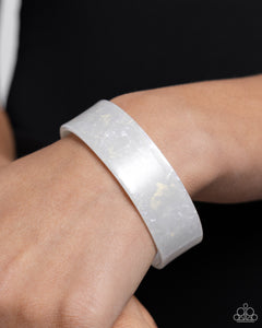 Pastel Pairing - White Cuff Bracelet