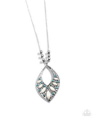 Marquise Melody - White Necklace