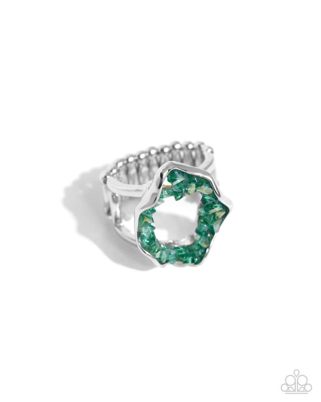 Geode Grace - Green Ring