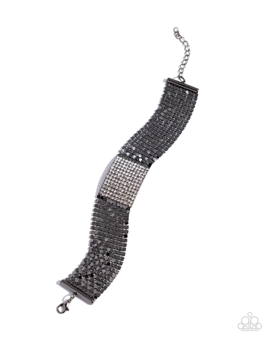 Disco Dame - Black Gunmetal Bracelet