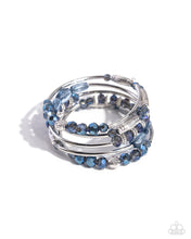 Load image into Gallery viewer, Sassy Stack - Blue Bracelet