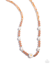 Load image into Gallery viewer, Daisy Deal - Orange Necklace