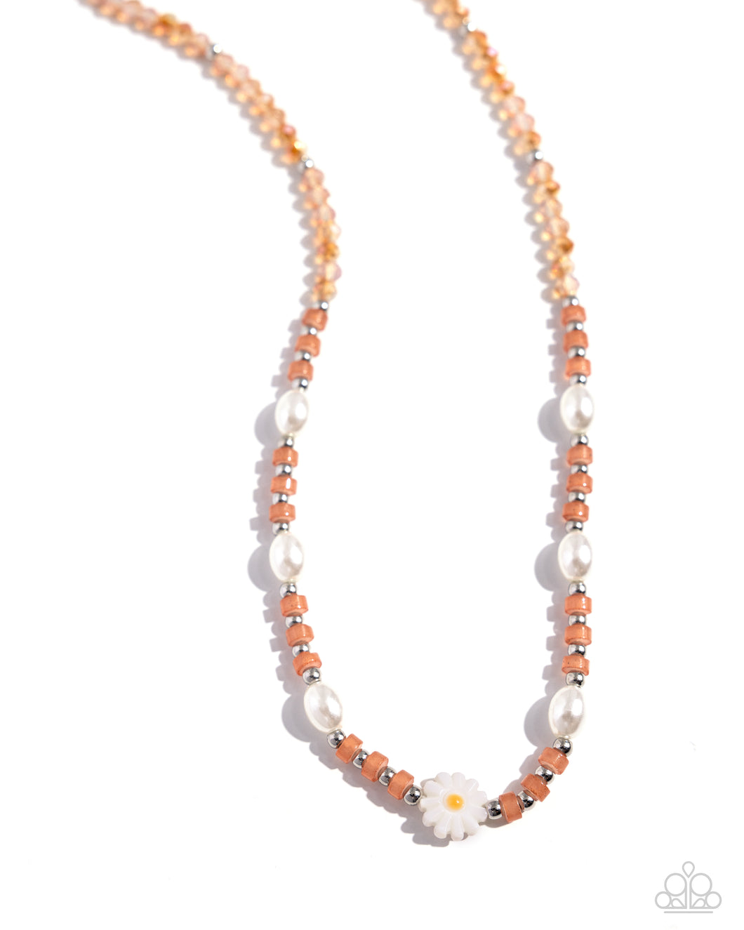 Daisy Deal - Orange Necklace