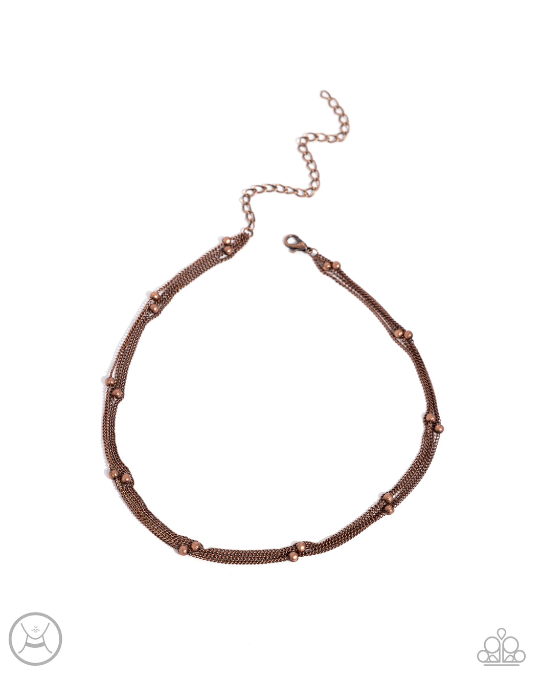 Satellite Strands - Copper Choker Necklace