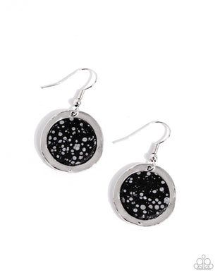 Pendant Paradox - Black Earrings