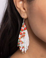 Load image into Gallery viewer, Picturesque Patchwork - Red Earrings