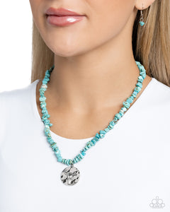 Longhorn Leader - Blue Necklace