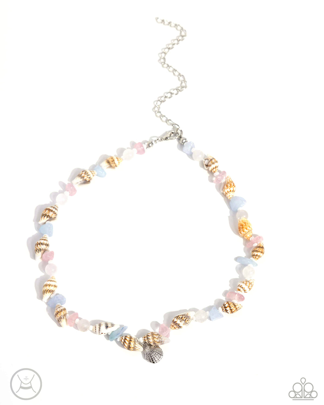 SAND-sational Season - Pink Choker Necklace