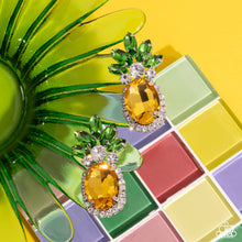 Load image into Gallery viewer, Prismatic Pineapple - Yellow Earrings