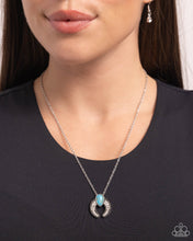 Load image into Gallery viewer, Horseshoe Haute - Blue Necklace