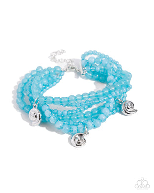 Swirling Shopaholic - Blue Bracelet