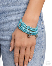 Load image into Gallery viewer, Swirling Shopaholic - Blue Bracelet