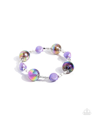 Malibu Model - Purple Stretchy Bracelet