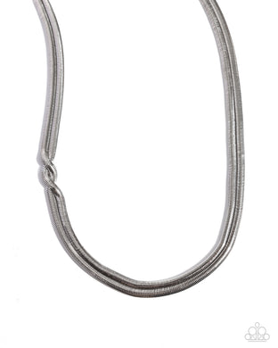 Tasteful Time - Silver Necklace