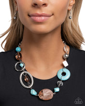 Load image into Gallery viewer, Santa Fe Service - Blue Necklace