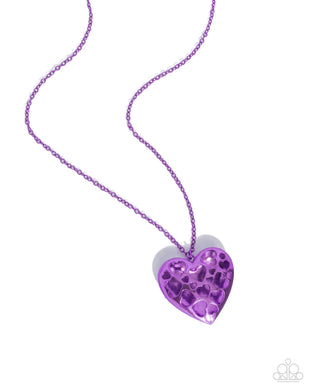 Valentines View - Purple Necklace