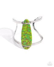 Load image into Gallery viewer, Spotted A Mile Away - Green Cuff Bracelet