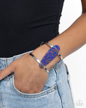 Load image into Gallery viewer, Spotted A Mile Away - Purple Cuff Bracelet