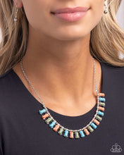 Load image into Gallery viewer, Stony Shimmer - Blue Necklace