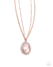 Load image into Gallery viewer, Beachy Baroness - Rose Gold Necklace