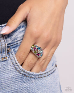 Abstract Accuracy - Pink Dainty Ring