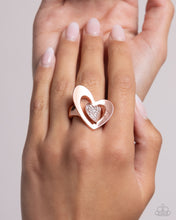 Load image into Gallery viewer, Abstract Amor - Copper Dainty Ring