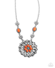 Load image into Gallery viewer, Ornate Opinion - Orange Necklace