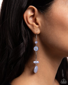 Blissful Balance - Blue Earrings