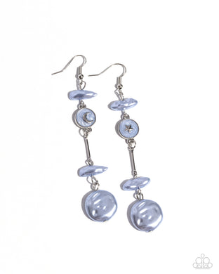 Blissful Balance - Blue Earrings