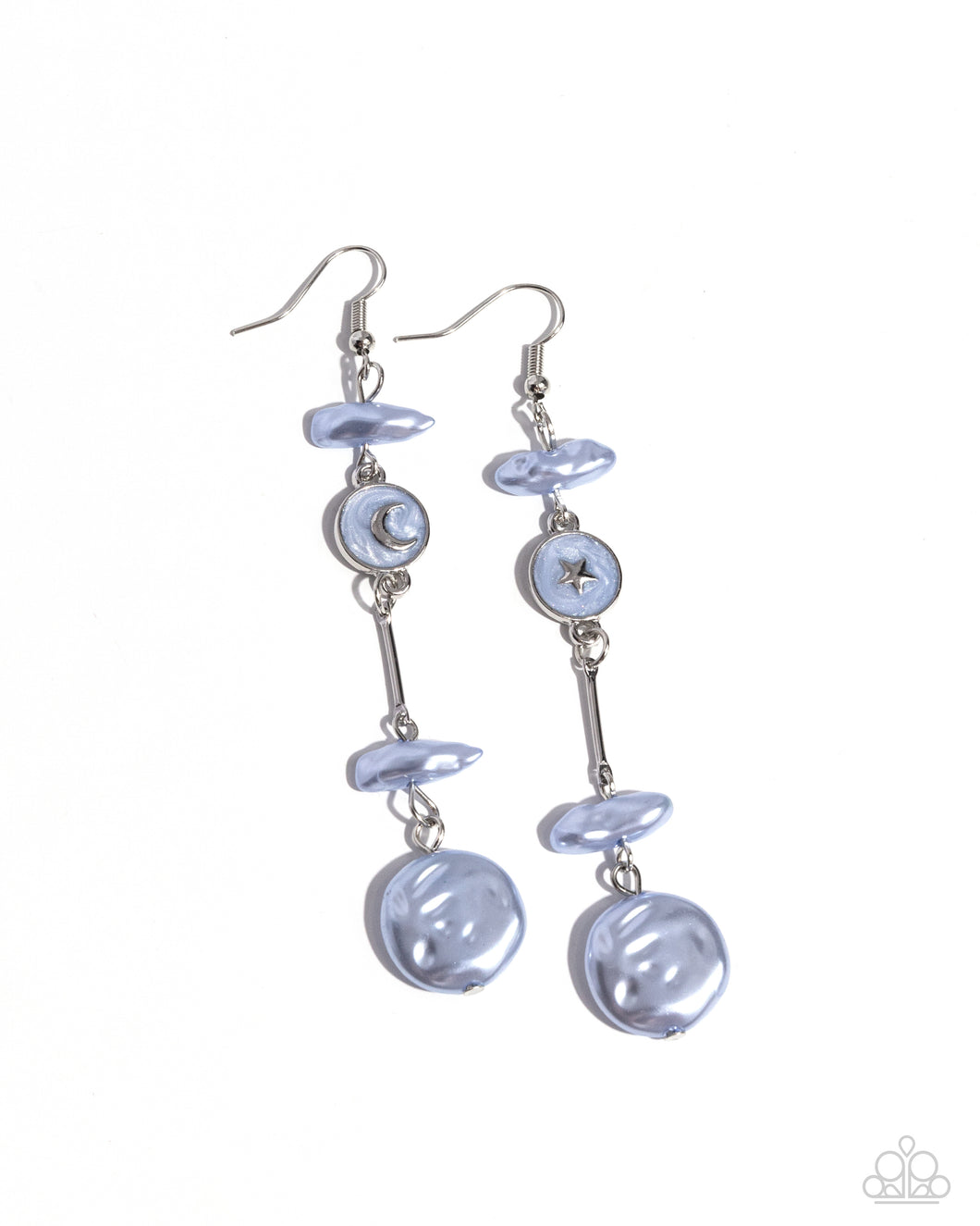 Blissful Balance - Blue Earrings