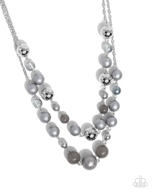 Beaded Benefit - Silver Necklace