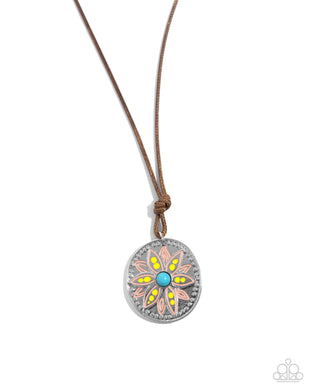 Mandala Marvel - Yellow Necklace