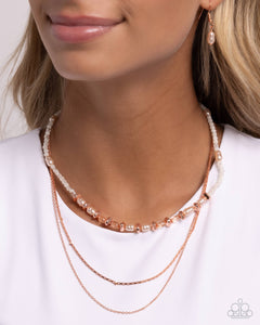 Pearl Profession - Copper Necklace