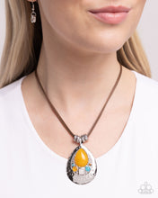 Load image into Gallery viewer, Admirably Artisan - Yellow Necklace