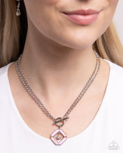 Load image into Gallery viewer, Compass Cadenza - Pink Necklace