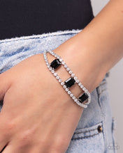 Load image into Gallery viewer, Embedded Elegance - Black Bracelet