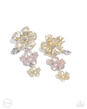 Load image into Gallery viewer, Balanced Bouquet - Yellow Clip-On Earrings