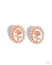 Load image into Gallery viewer, Rosy Relic - Copper Post Earrings