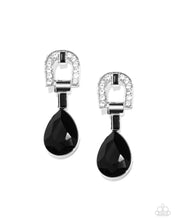 Load image into Gallery viewer, In ARCHING Order - Black Post Earrings