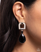 Load image into Gallery viewer, In ARCHING Order - Black Post Earrings