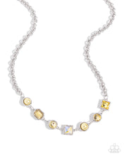 Load image into Gallery viewer, Bejeweled Bravado - Yellow Necklace