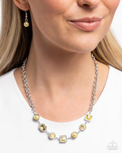 Load image into Gallery viewer, Bejeweled Bravado - Yellow Necklace