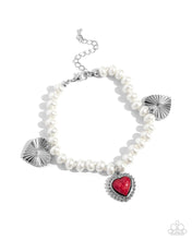 Load image into Gallery viewer, Heart-struck Haven - Red Bracelet