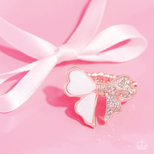 BOW-stopper - Rose Gold Dainty Ring