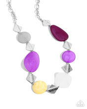 Load image into Gallery viewer, Reflective Redux - Purple Necklace