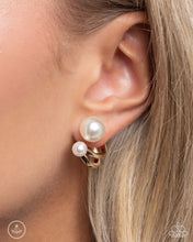 Load image into Gallery viewer, Sophisticated Socialite - Gold Double-Sided Post Earrings