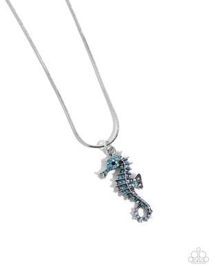 Seahorse Shanty - Blue Necklace