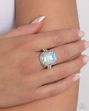 Load image into Gallery viewer, Faceted Fidelity - Blue Dainty Ring